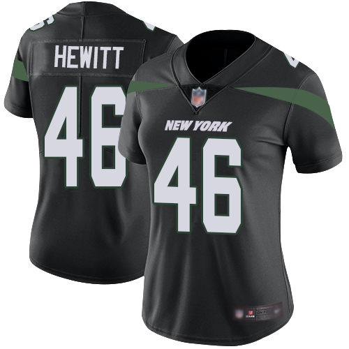 New York Jets Limited Black Women Neville Hewitt Alternate Jersey NFL Football 46 Vapor Untouchable